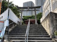 安里八幡宮の鳥居