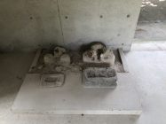 拝殿にある拝所