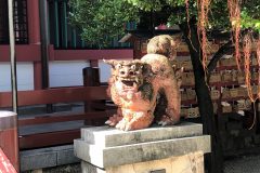 波上宮のシーサー右