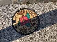 識名宮付近のマンホール